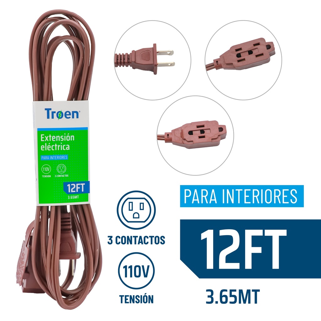 EXTENSION ELECTRICA 3.65 MTS TROEN 9-477