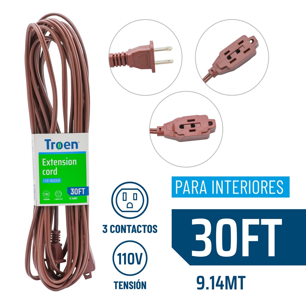 EXTENSION ELECTRICA 9.14 MTS TROEN 9-482