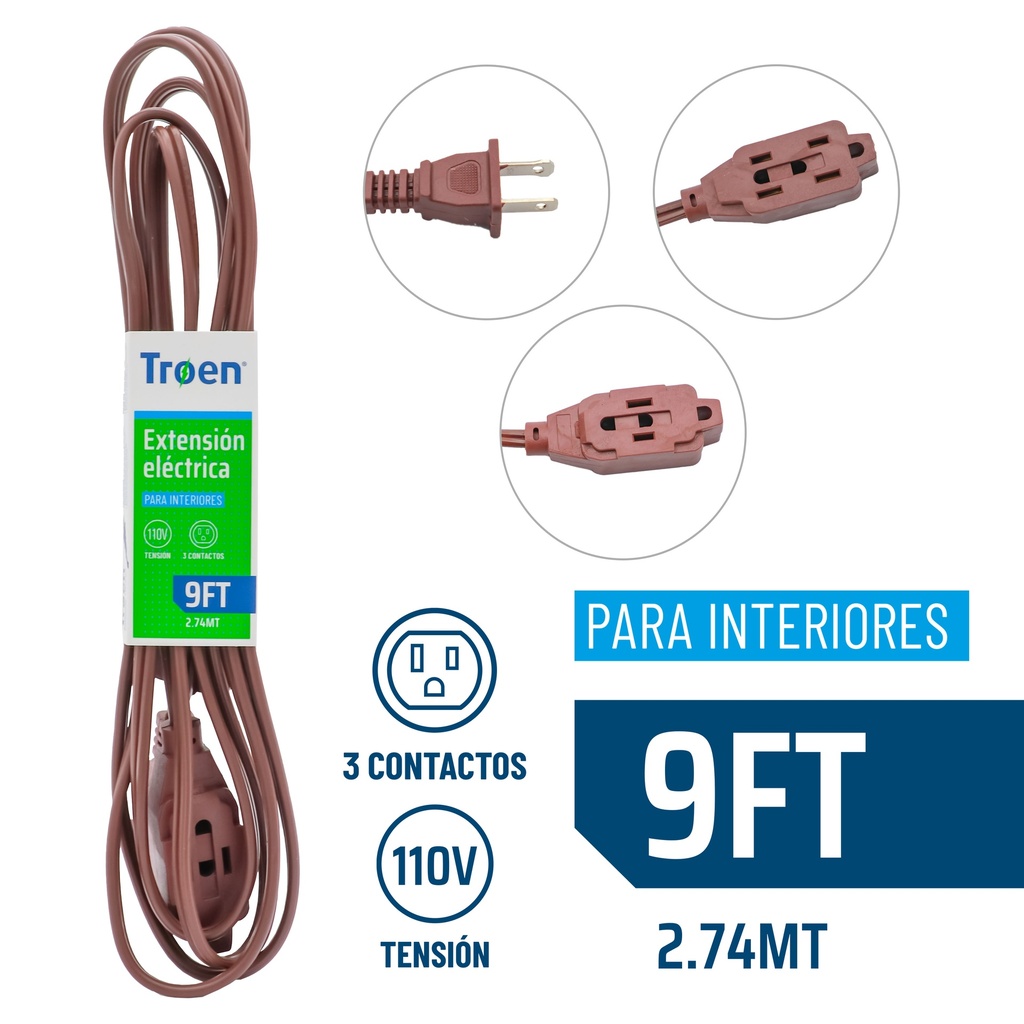 EXTENSION ELECTRICA 2.74 MTS TROEN 9-484