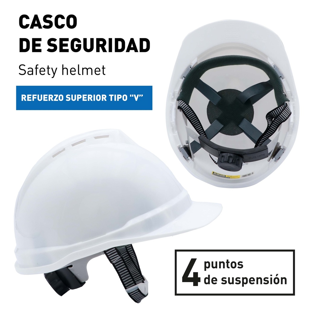 CASCO DE SEGU BLANCO COVO 9-495