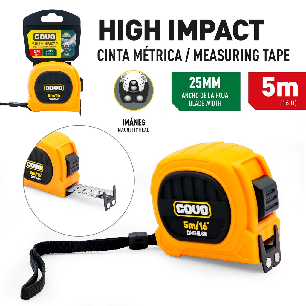 METRO ALTO IMPACTO x 5 MTS 9-500