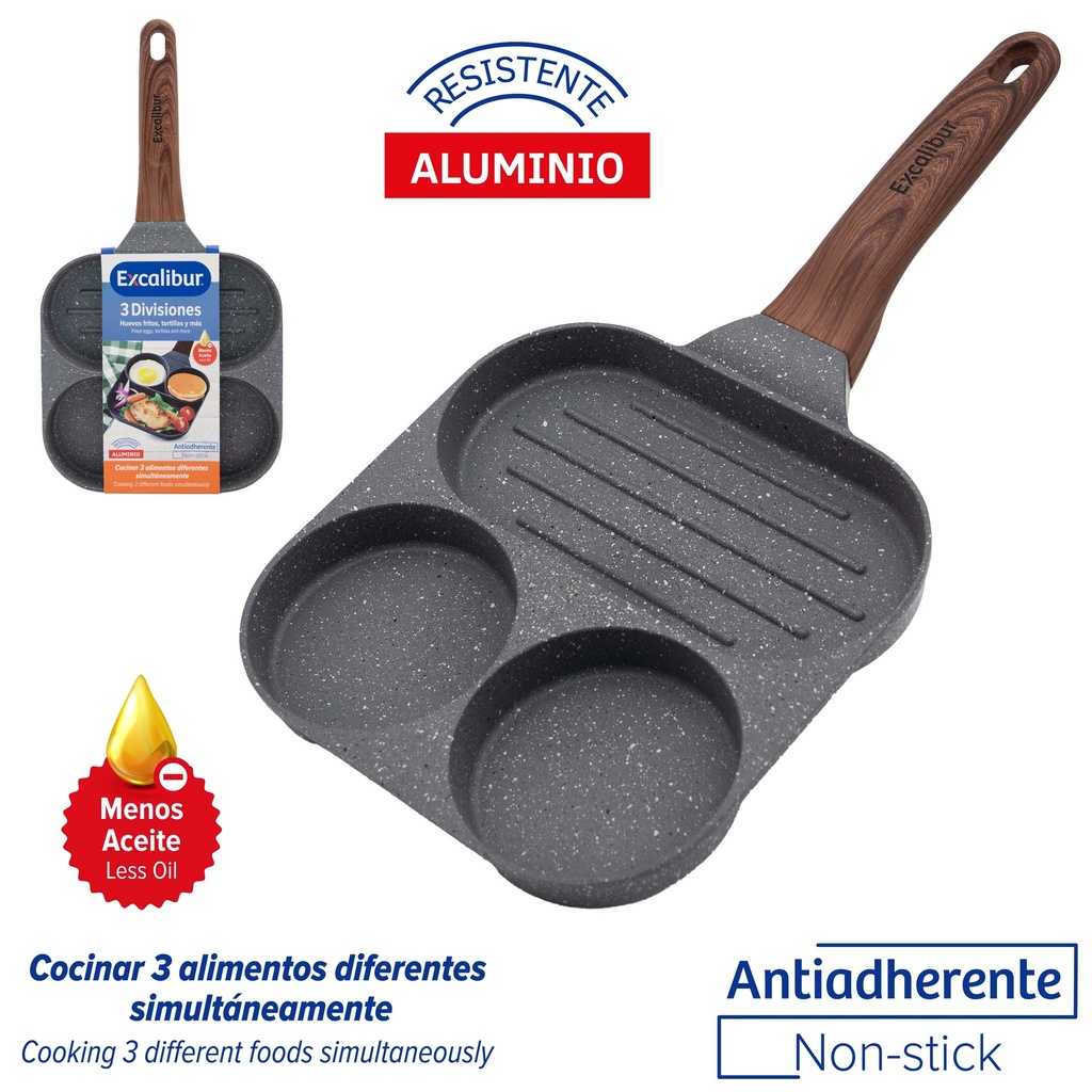 SARTEN CON DIVISIONES EXCALIBUR 9-577