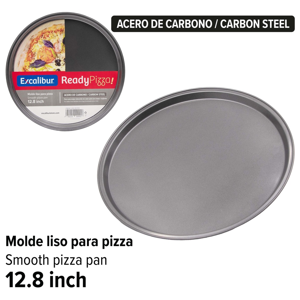 BANDEJA MOLDE P/PIZZZA x 12.5" EXCALIBUR 9-585