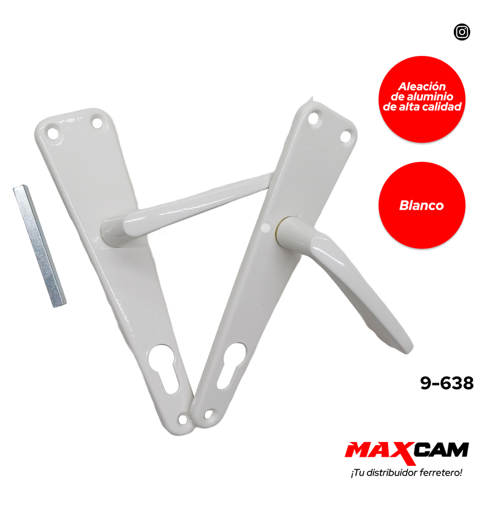 MANILLA DE ALUMINIO MOVIL/MOVIL BLANCA DIESEL T 9-638
