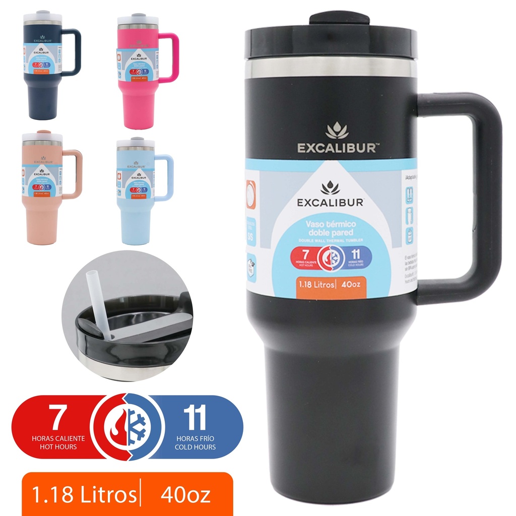 BOTELLA TERMICA 1.18 LTS EXCALIBUR 9-666