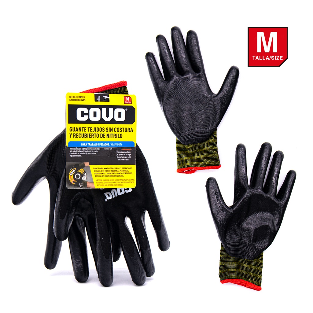 GUANTES RECUBIERTO NITRILO COVO PAR 4-807