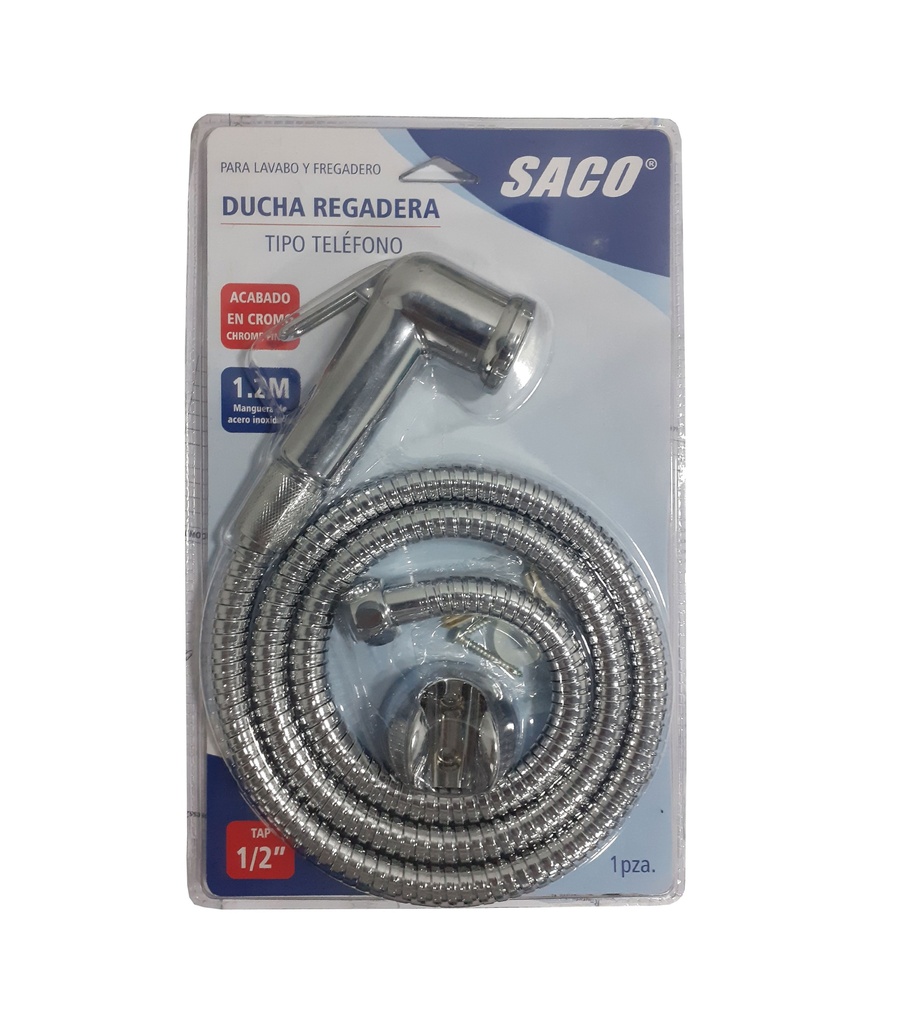 DUCHA TELEFONO MANGUERA 1.2M SACO 4-913
