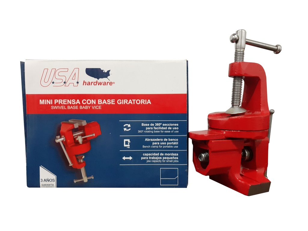 MINI PRENSA CON BASE GIRATORIA 40MM USA 4-919