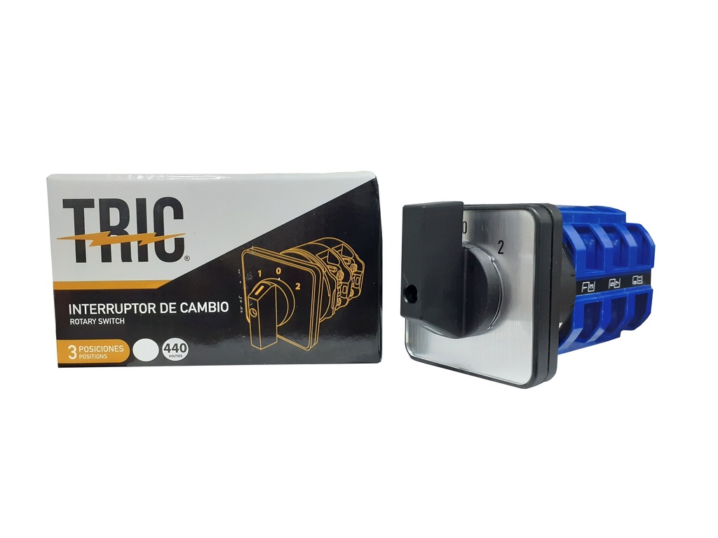 INTERRUPTOR GIRATORIO 3 VIAS 63A-440V TRIC 4-937