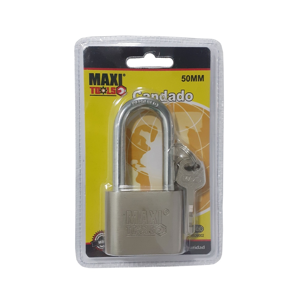 CANDADO STANDARD x 50MM LARGO MAXI TOOL 4-956