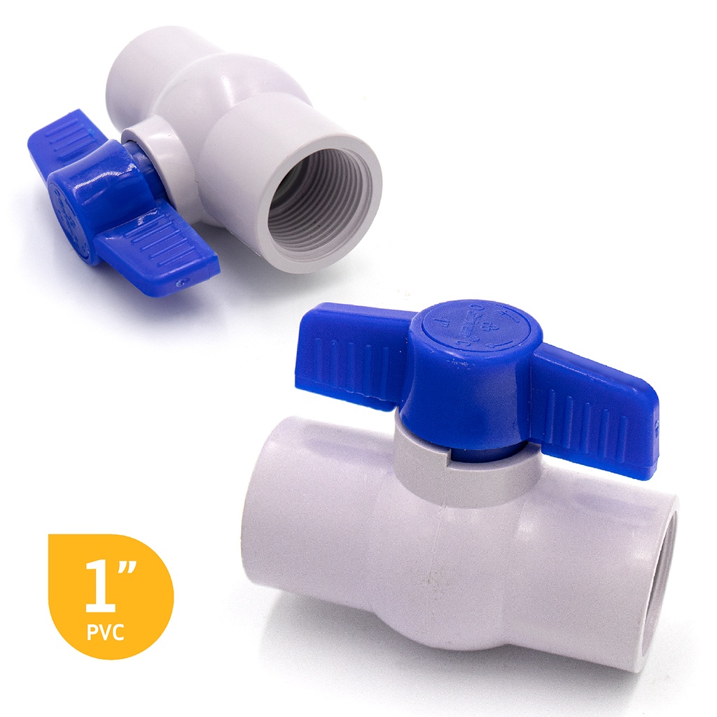 LLAVE DE BOLA PVC C/ROSCA x 1" (DESC) GRIVEN 4-984