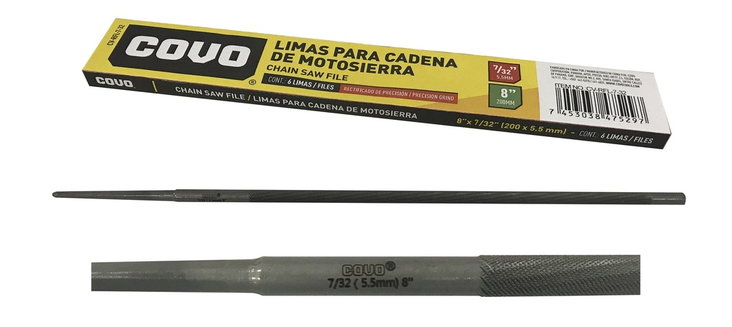 LIMA P/ MOTOSIERRA x 7/32 COVO 4-995