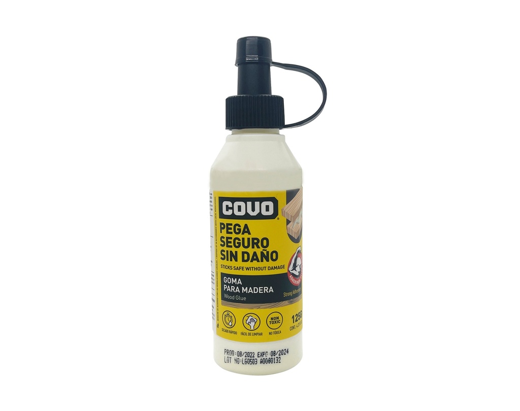 PEGA O COLA P/CARPINTERIA x 125G  COVO 5-043