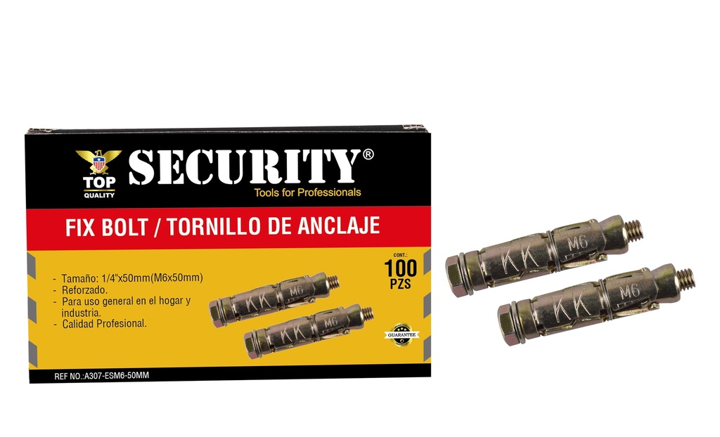 RAMPLUG METALICOS x 1/4 UNIDADES SECURITY 5-080