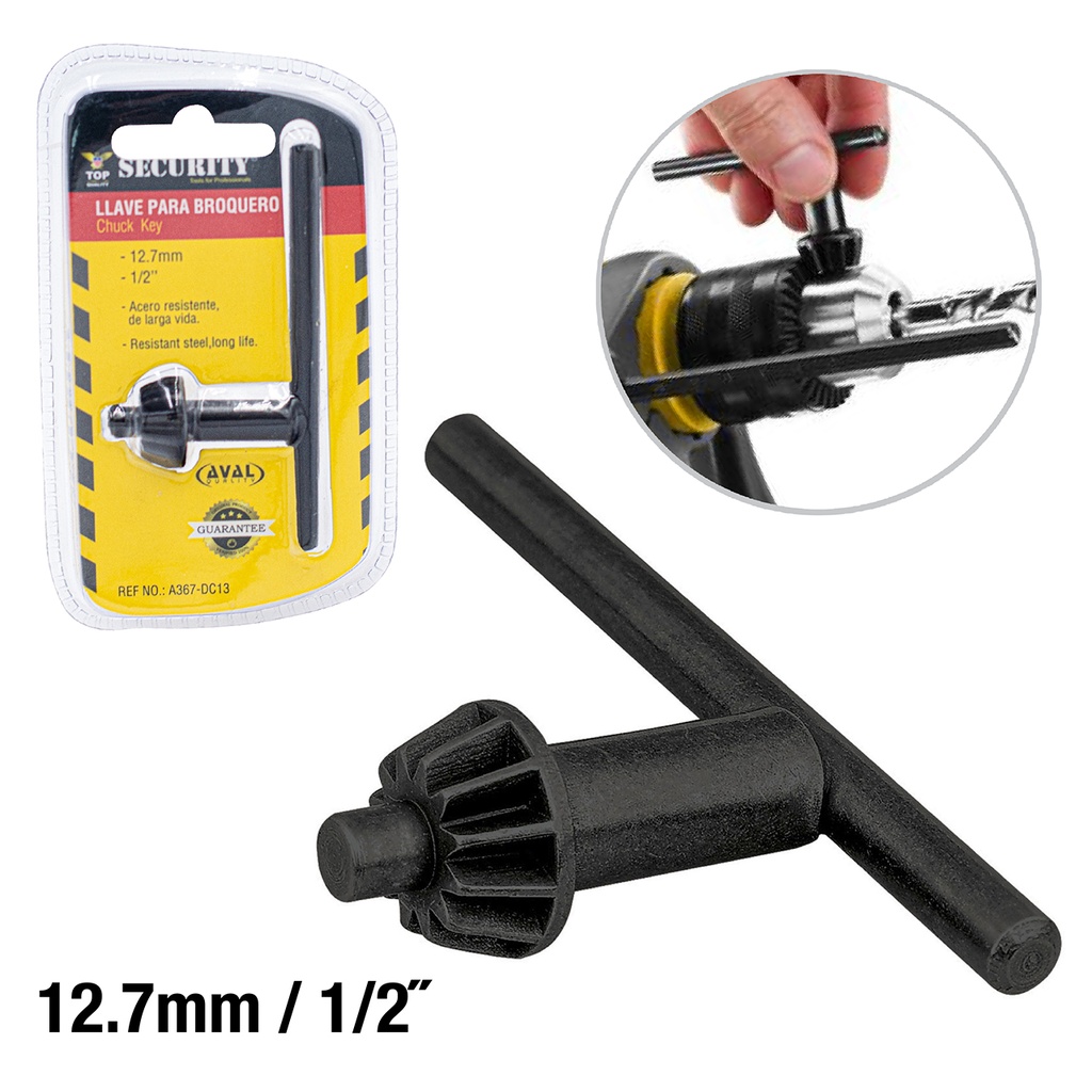 LLAVE PARA MANDRIL TALADRO 1/2" SECURITY 5-099