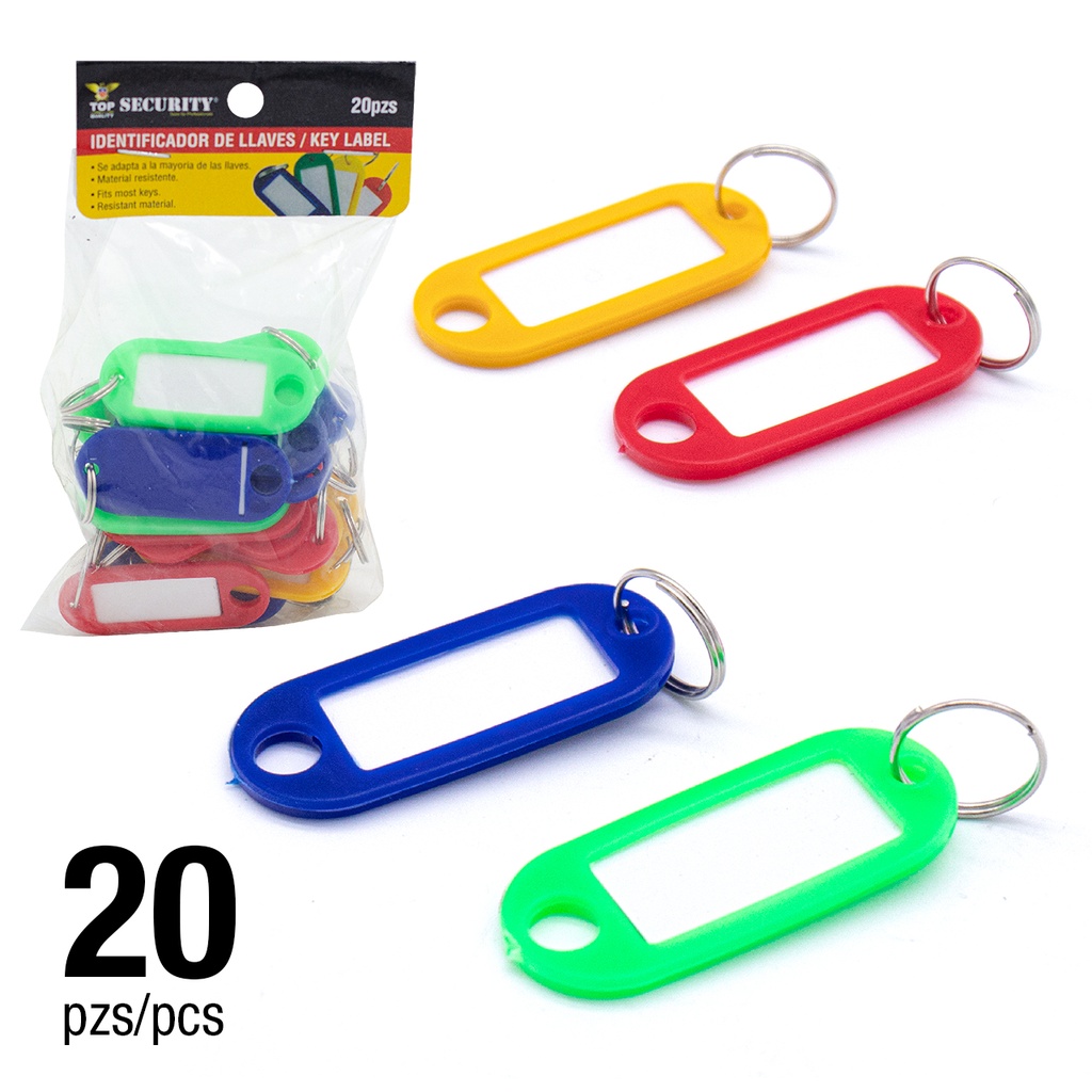 LLAVERO IDENTIFICADOR x 20 PCS SECURITY 5-101