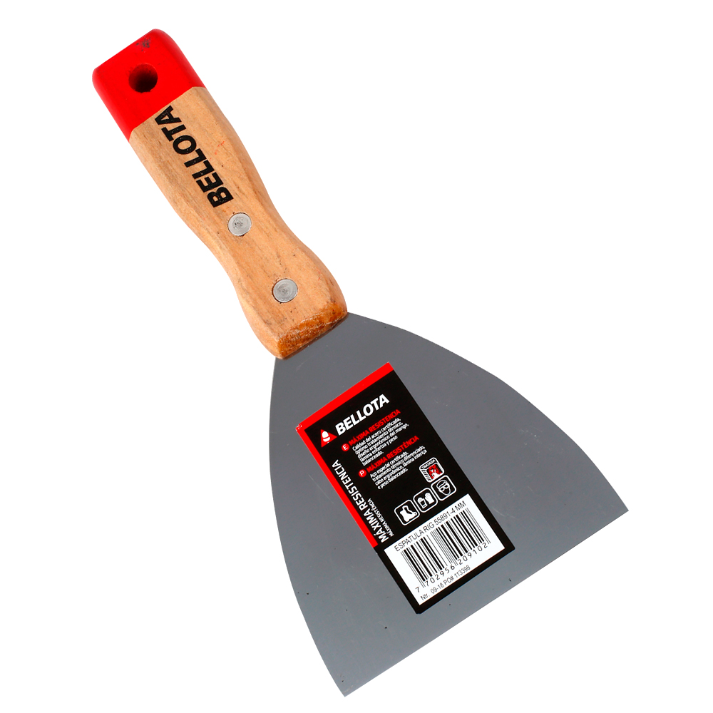 ESPATULA RIGIDA M/MADERA 4" BELLOTA 2-512