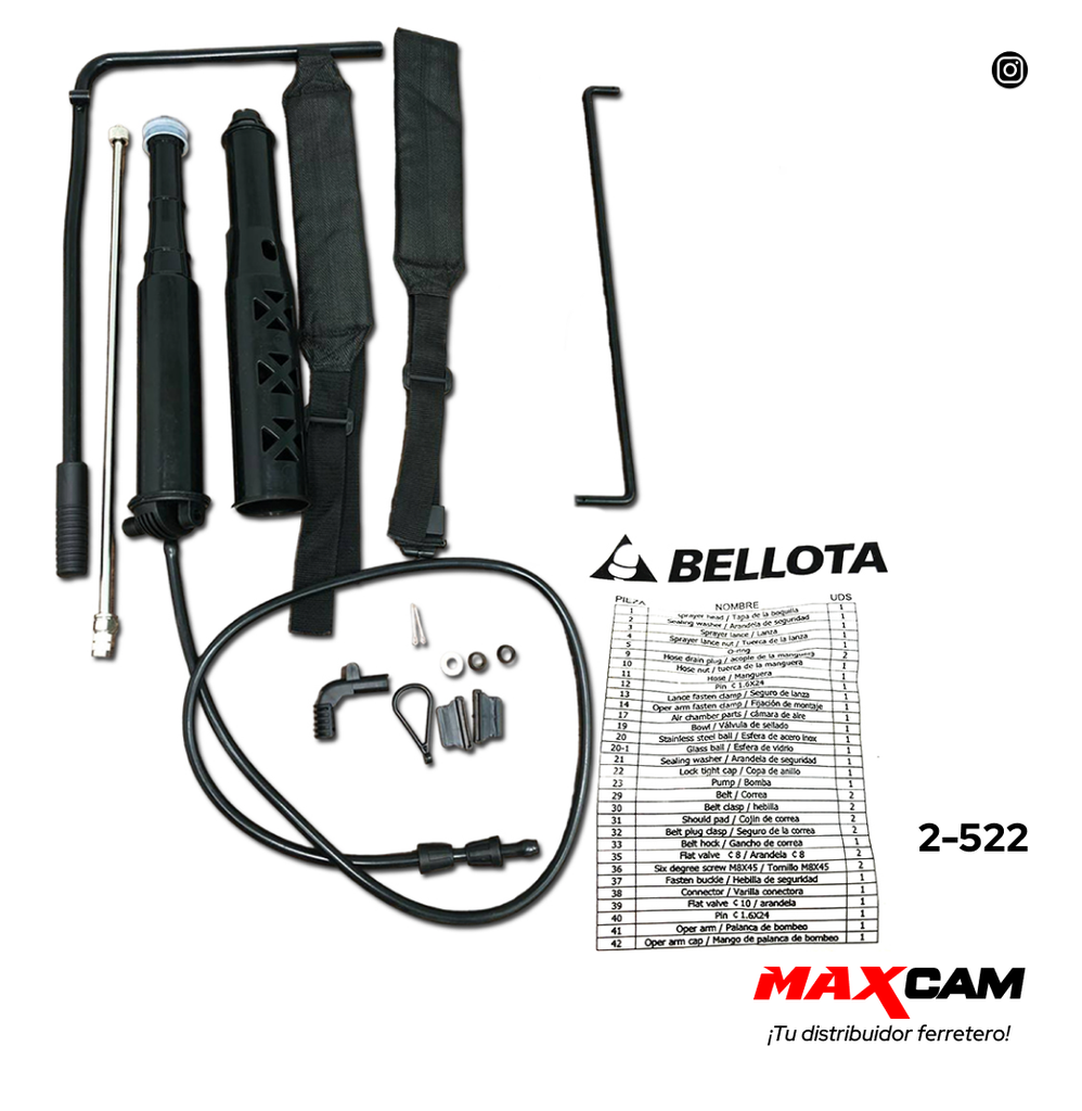KIT FUMIGADORA SK2FP20-16 BELLOTA 2-522