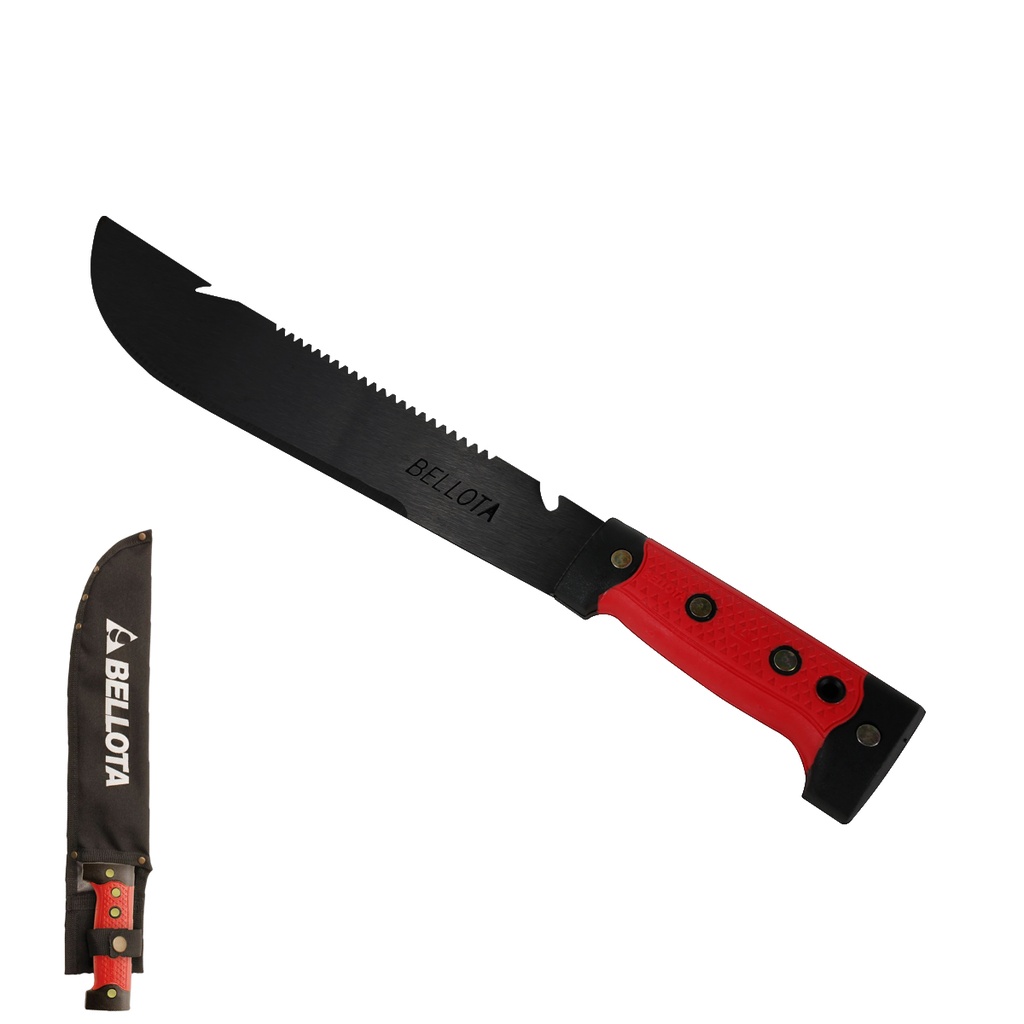 MACHETE RAMBO NEGRO C/FUNDA 12" 465-12 NEBM BELLOTA 2-527