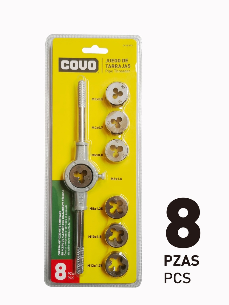 JUEGO DE TARRAJA COVO 8-285