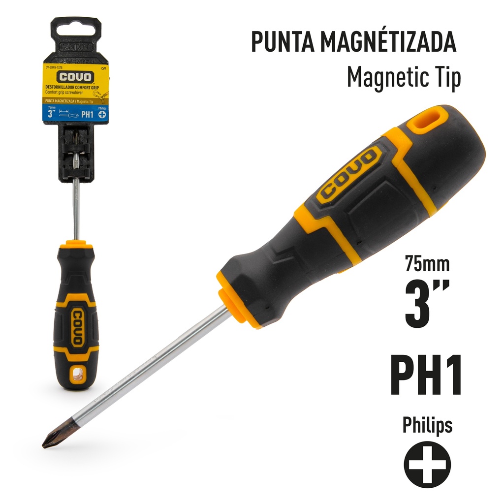 DESTORNILLADOR ESTRIA 3/16 x 3" COVO 8-298