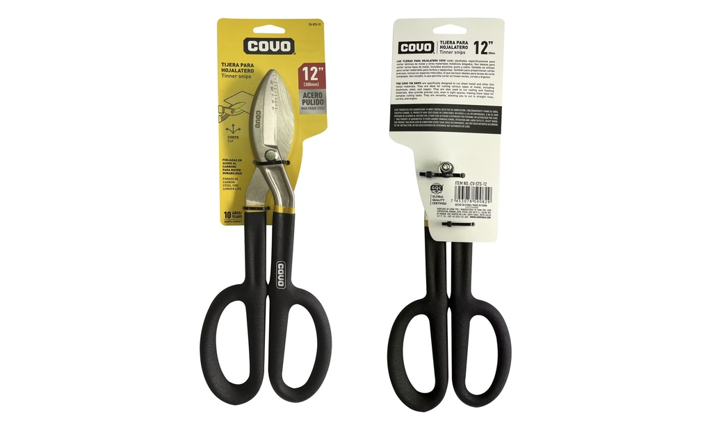 TIJERAS HOJALATERA 12" COVO 8-365