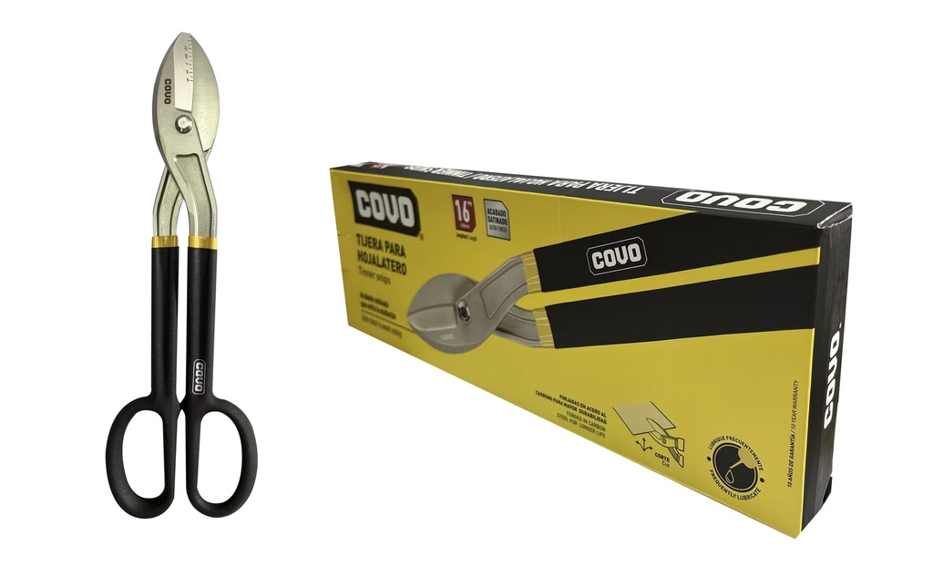 TIJERAS HOJALATERA 16" COVO 8-367