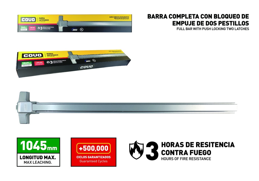 BARRA ANTIPANICO COVO 8-391