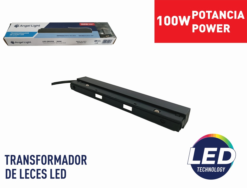TRANSFORMADOR 100 W 48V ANGEL LIGHT 8-414