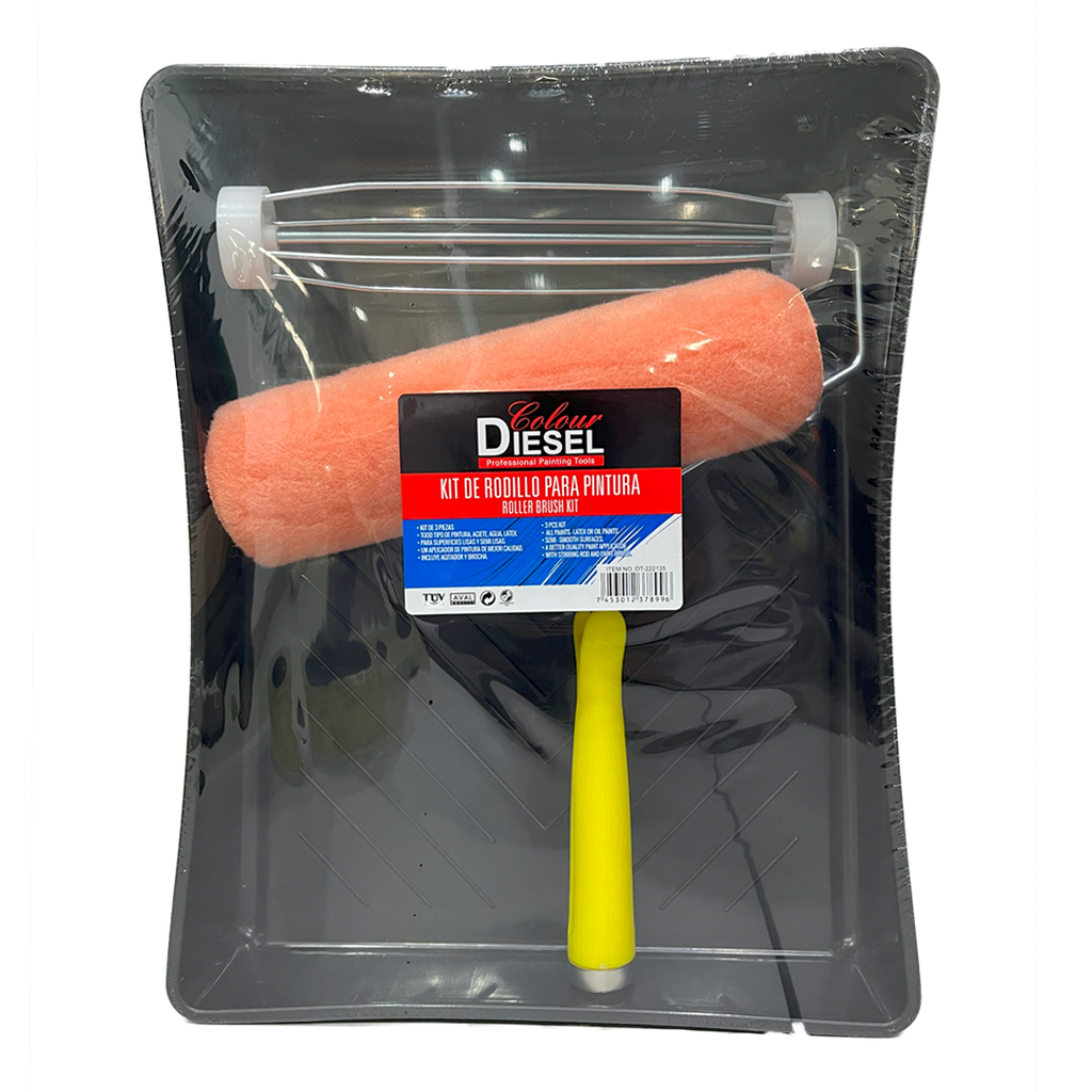 KIT BANDEJA RODILLO 9" 3 PCS DIESEL TOOLS 8-432