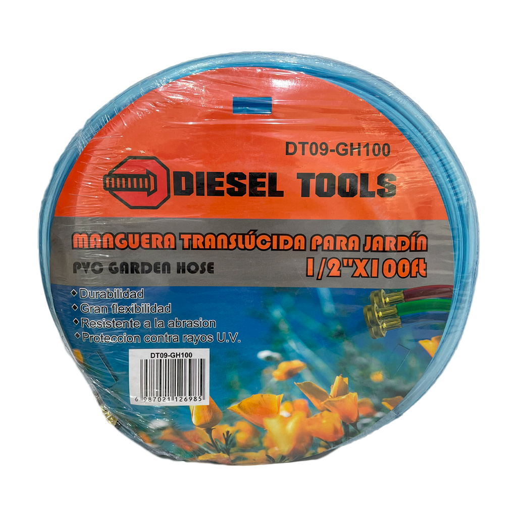 MANGUERA CRISTAL C/CONEX 1/2" x 30,48 MTS DIESEL T 8-437