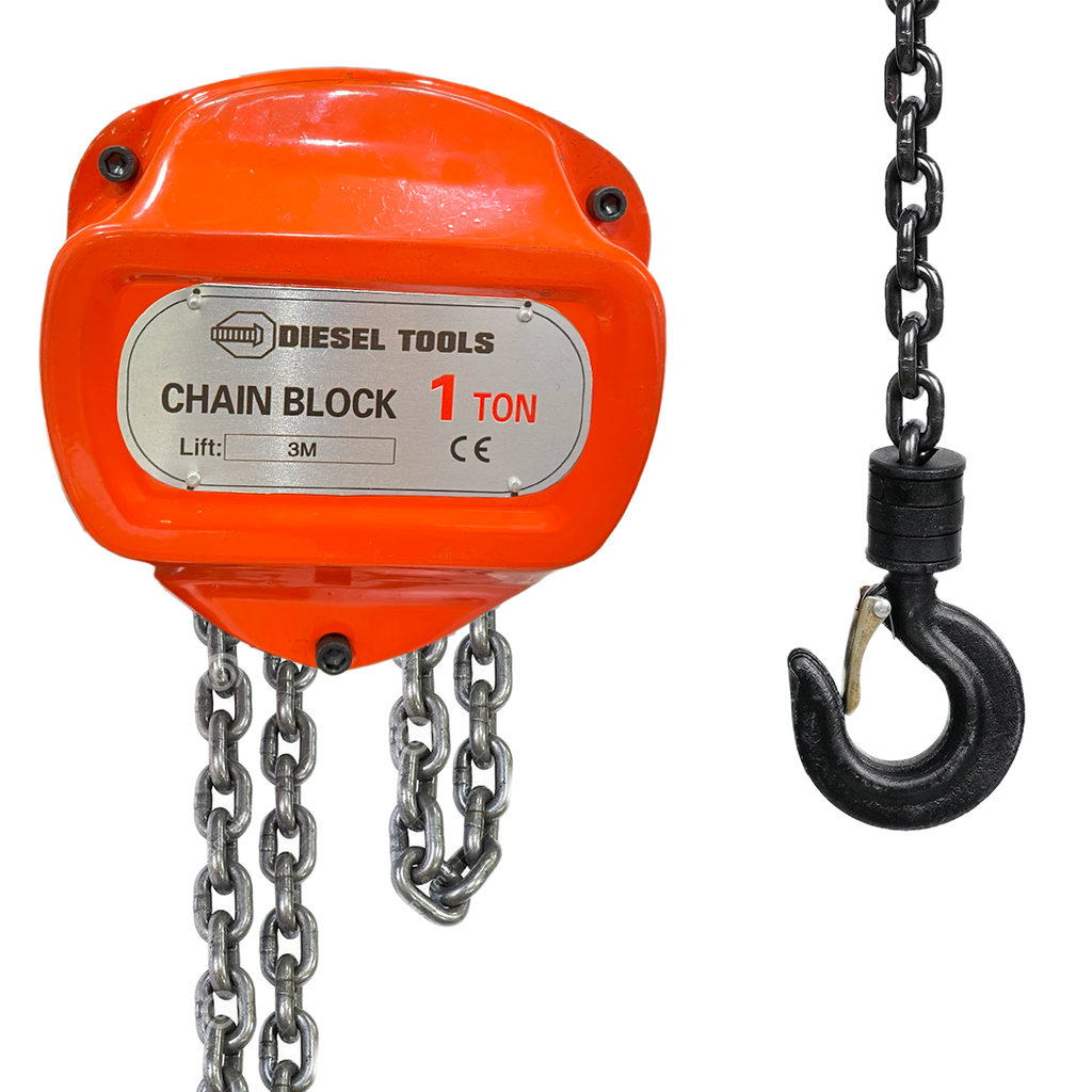 POLEA O SEÑORITA DE CADENA 1TON x 3 MTS DIESEL T 8-442