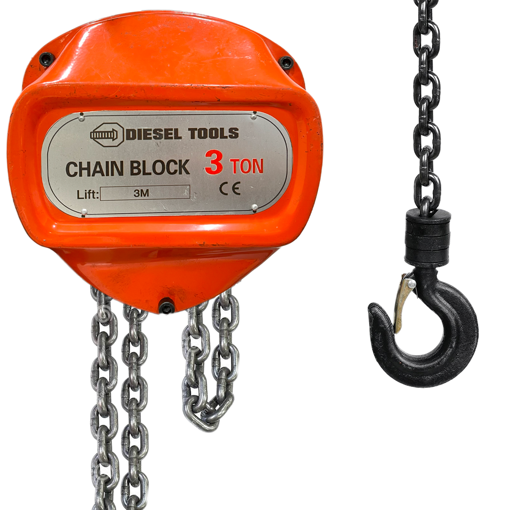 POLEA O SEÑORITA DE CADENA 3TON x 3 MTS DIESEL T 8-444