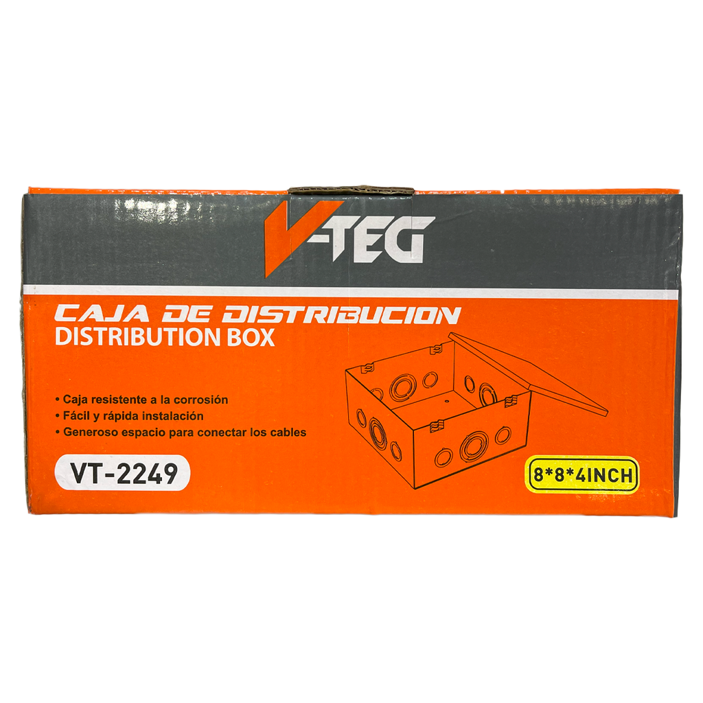 CAJA DE PASO 6"x6"x4" V-TEG 8-447