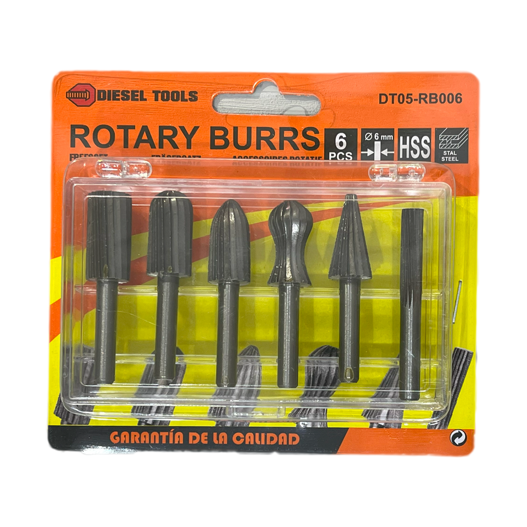 SET DE PULIR TUNGSTENO x 6 PCS DIESEL T 8-458