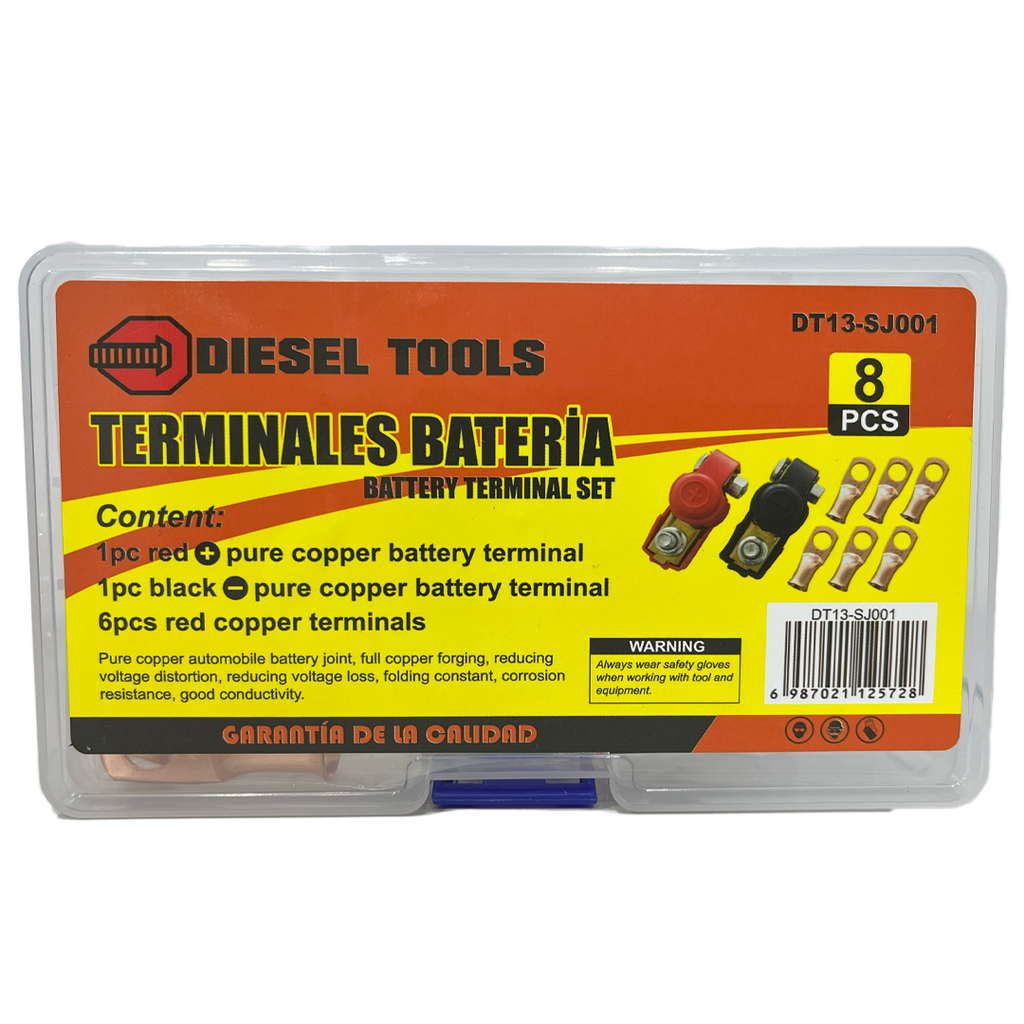 TERMINAL DE BATERIA 8 PCS DIESEL T 8-459