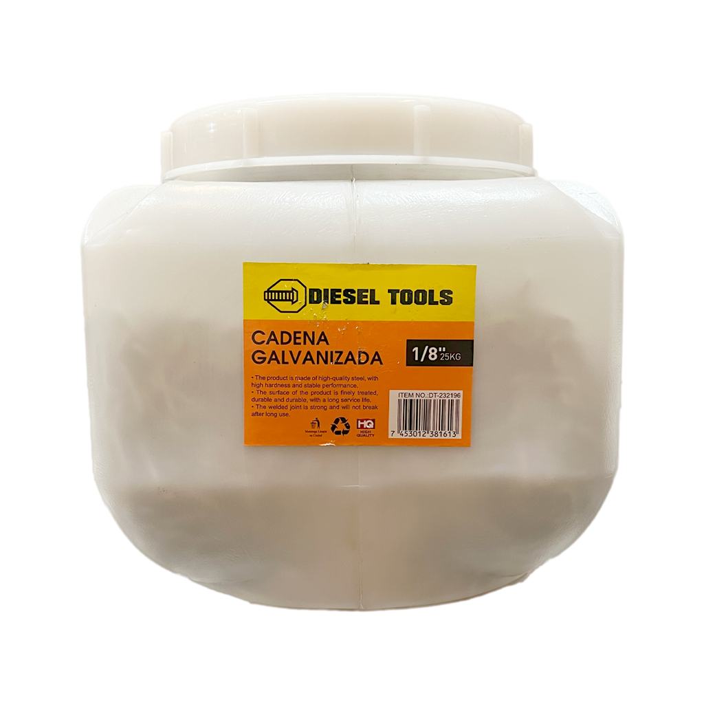 CADENA GALVANIZADA x 1/8 x 25KG DIESEL T 8-473