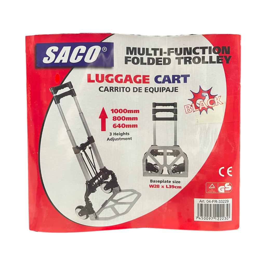 CARRUCHA PORTATIL PLEGABLE NEGRA SACO 8-531