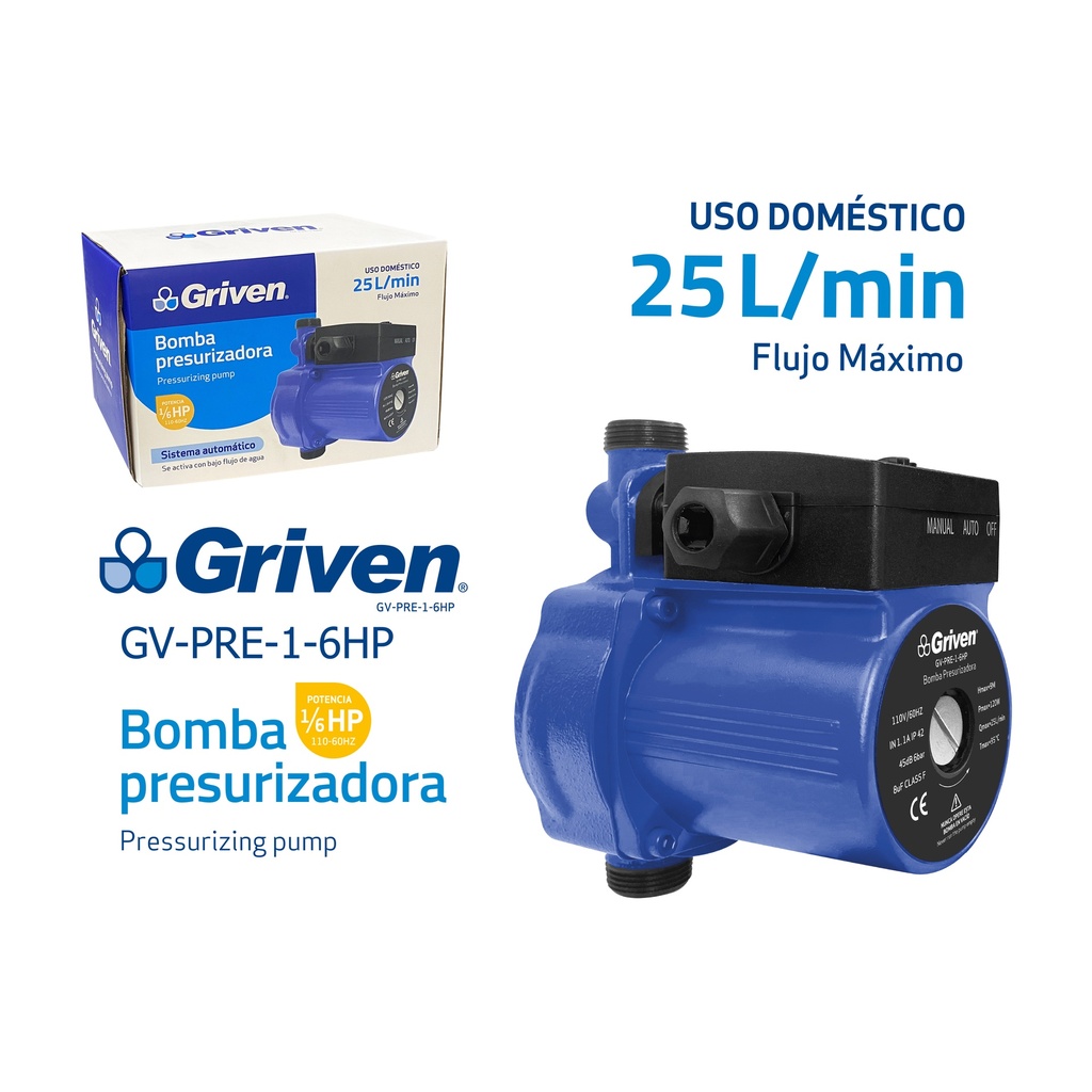 BOMBA PRESURIZADORA GRIVEN 8-546