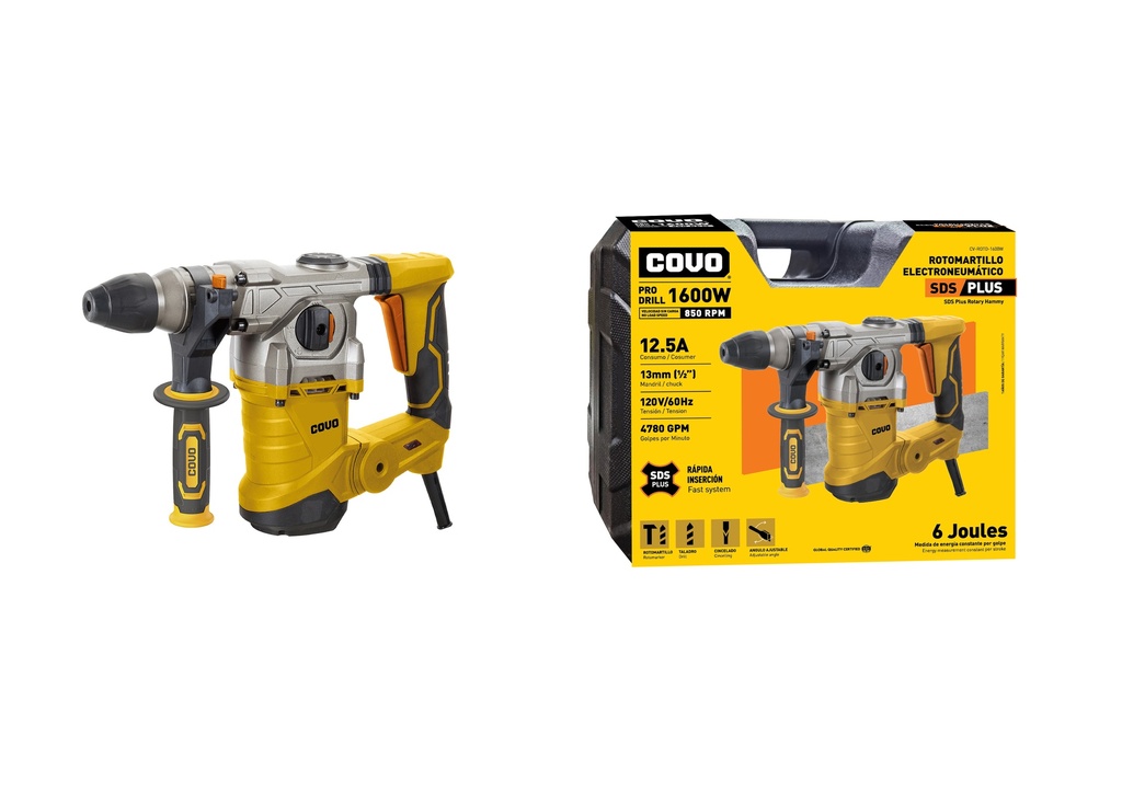 ROTOMARTILLO SDS 1600W COVO 8-585