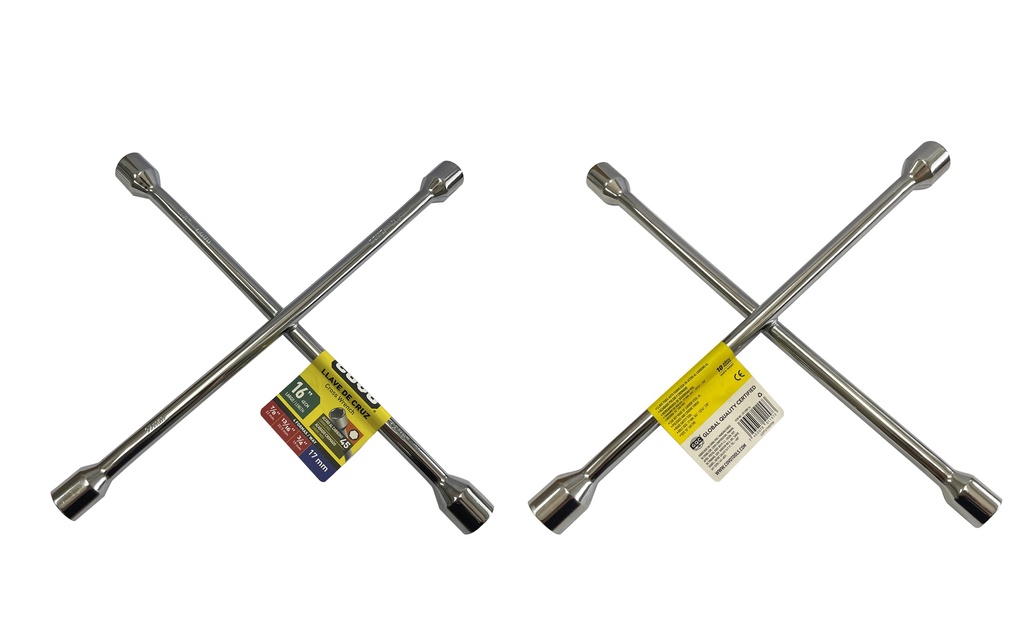 LLAVE CRUZ 16" (7/8, 13/16, 3/4, 17mm)  COVO 8-593