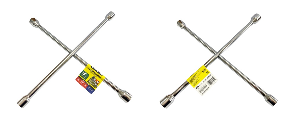 LLAVE CRUZ 18" (7/8, 13/16, 3/4, 17mm) COVO 8-594