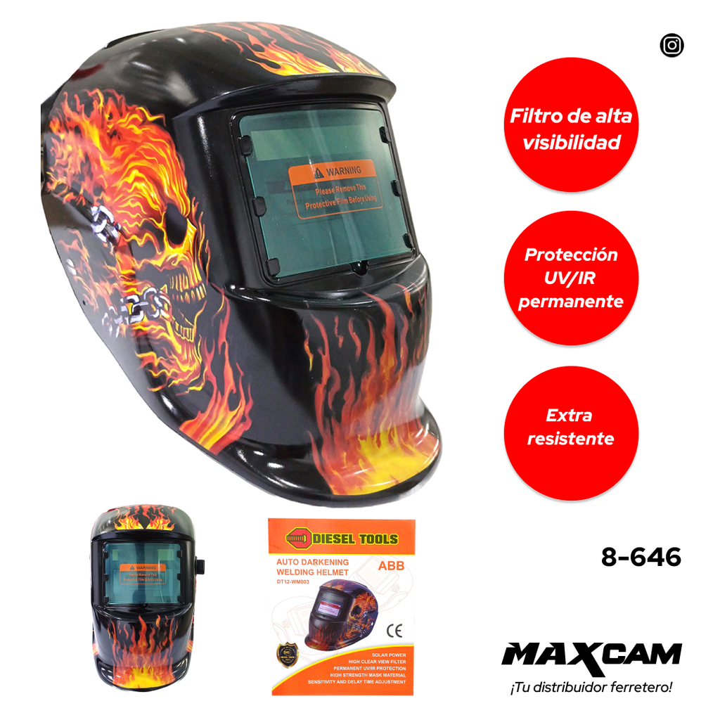 CARETA P/SOLDAR AUTOMATICA DIESEL T 8-646