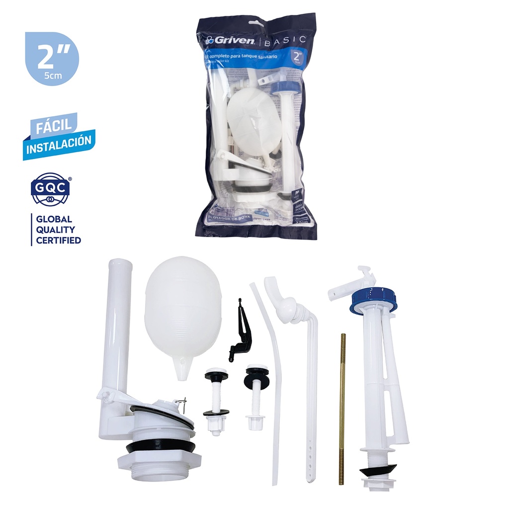 HERRAJE C/MANILLA 2" GRIVEN BASIC 8-673
