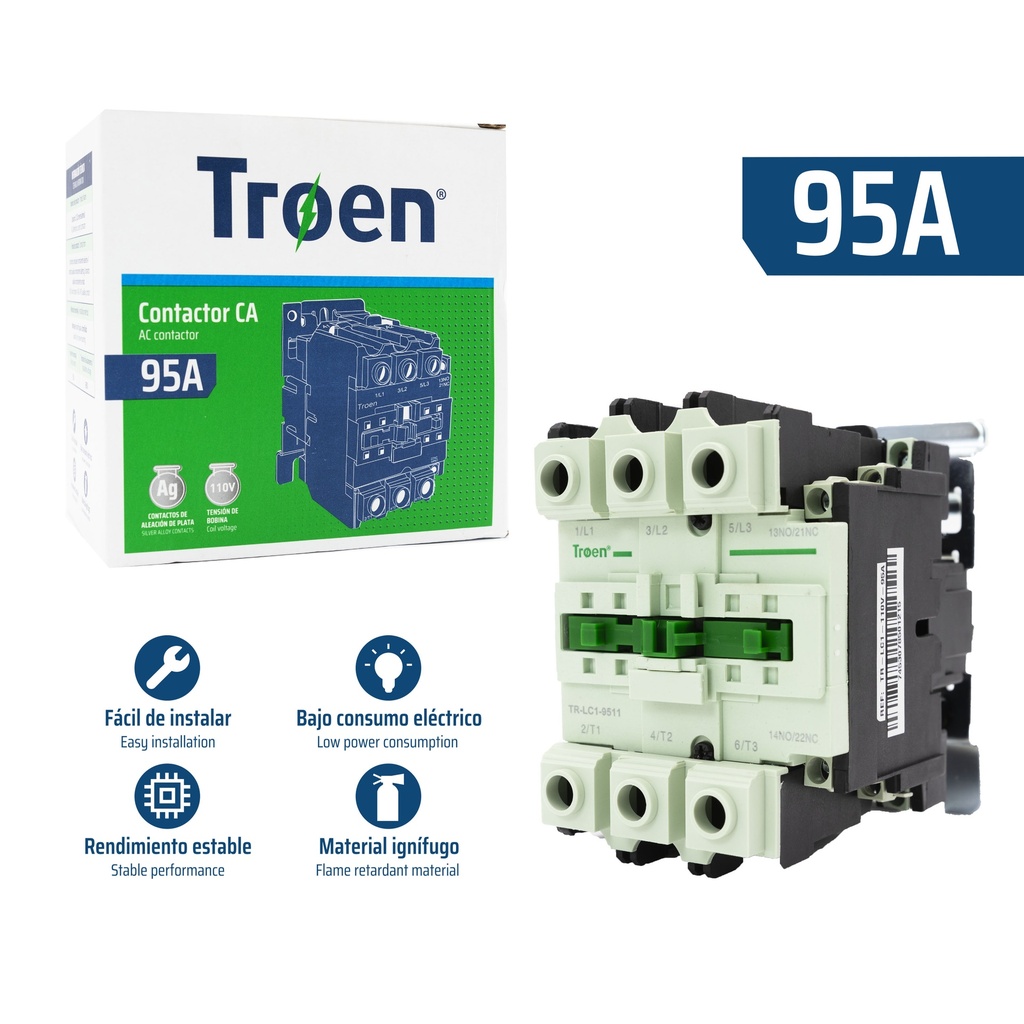 CONTACTOR 95A 110V TROEN 8-704