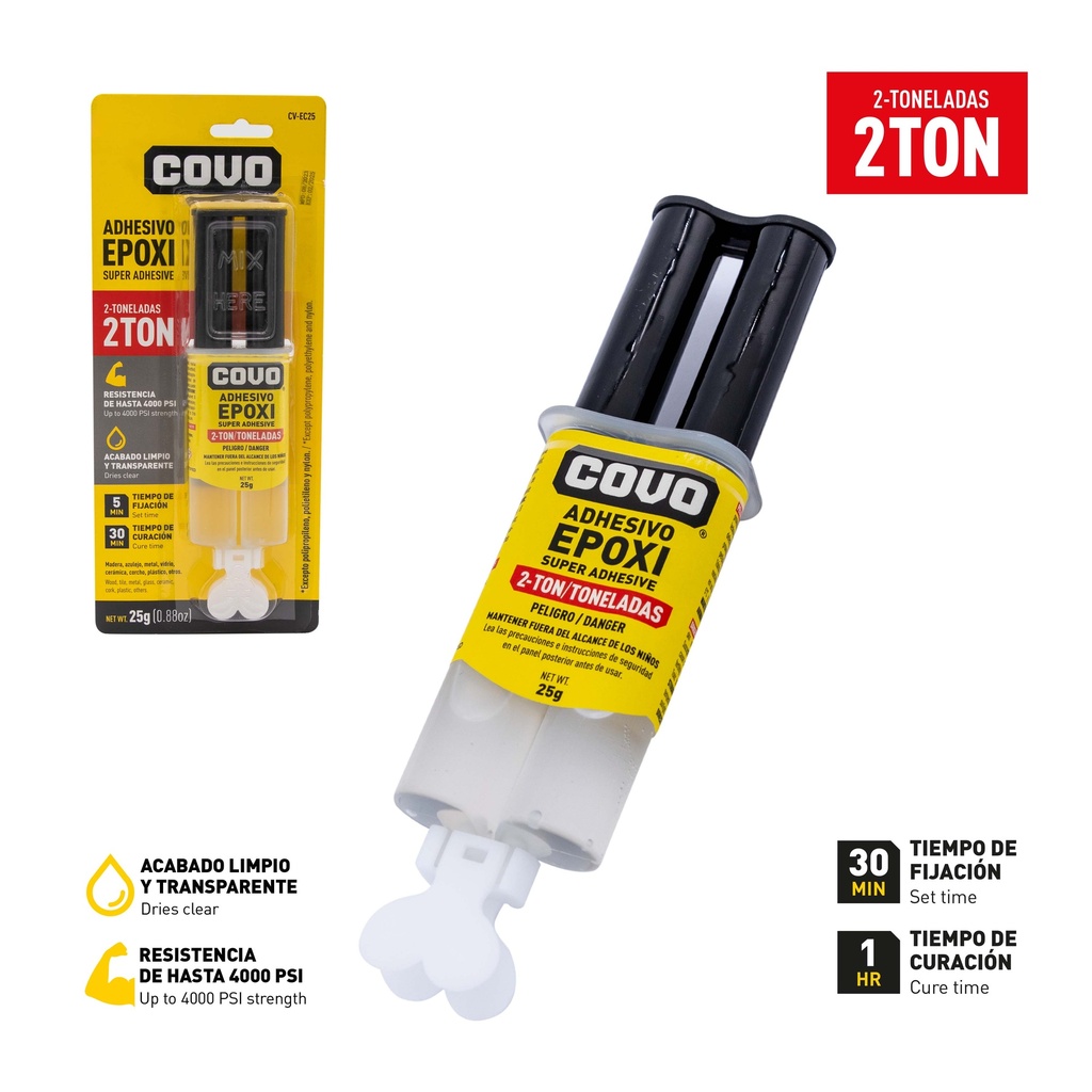 PEGA EPOXICA 2 TON COVO 8-735