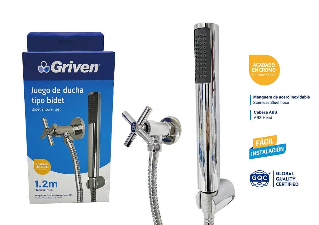 DUCHA TELEFONO 1.2M GRIVEN 8-750