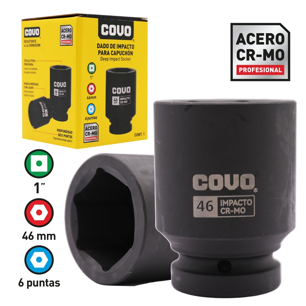 DADOS DE IMPACTO x 46MM COVO 8-806