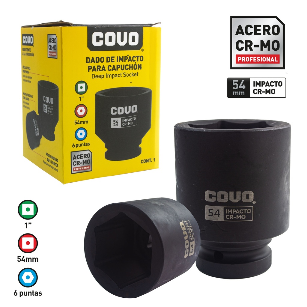 DADOS DE IMPACTO x 54MM COVO 8-808