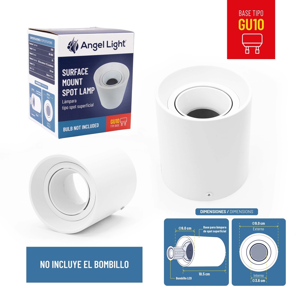 LAMPARA LED RED SUPERF BLANCA ANGEL L 8-855